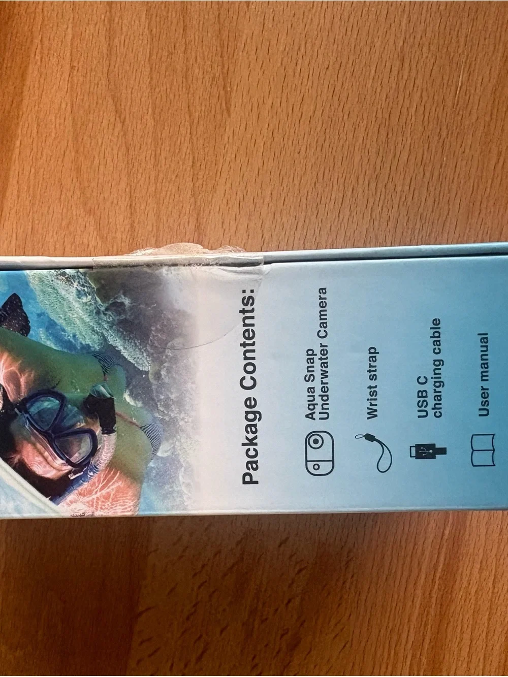 Vivitar Aqua Snap Underwater Camera - White & Teal